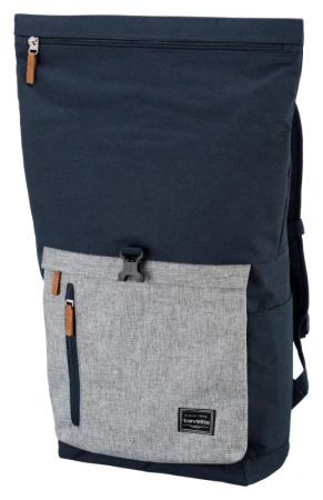 Travelite Basics Roll-up Backpack Navy/Grey batoh