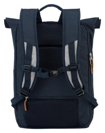 Travelite Basics Roll-up Backpack Navy/Grey batoh