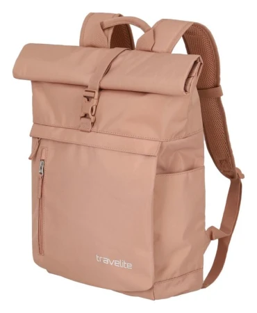 Travelite Basics Rollup Backpack Rose batoh