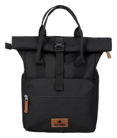 Travelite Basics Short Handle Roll-up Black batoh