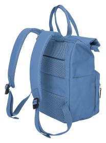 Travelite Basics Short Handle Roll-up Denim batoh