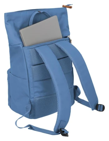 Travelite Basics Short Handle Roll-up Denim batoh