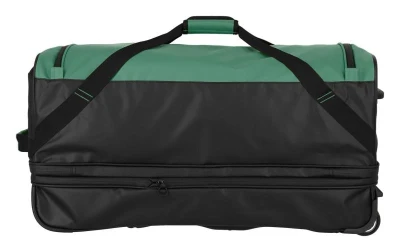 Travelite Basics Wheeled Duffle exp. Black/green taška