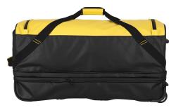 Travelite Basics Wheeled Duffle exp. Black/yellow taška