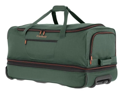 Travelite Basics Wheeled duffle L Dark green taška