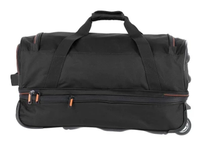 Travelite Basics Wheeled duffle S Black/orange taška