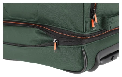Travelite Basics Wheeled duffle S Dark green taška