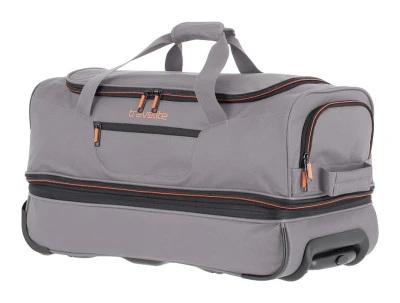 Travelite Basics Wheeled duffle S Grey/green taška