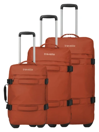 Travelite Bolonia Wheeled Duffle S,M,L Orange + sleva 400,- na příslušenství