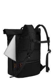 Travelite Briize Backpack M Roll-Up Black batoh