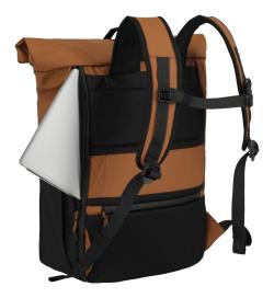 Travelite Briize Backpack M Roll-Up Curry batoh