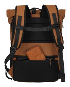 Travelite Briize Backpack M Roll-Up Curry batoh
