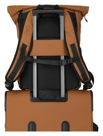 Travelite Briize Backpack M Roll-Up Curry batoh