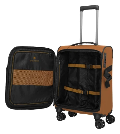 Travelite Briize S hnědý kabinový kufr