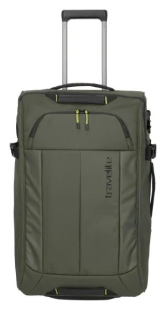 Travelite Briize Wheeled duffle M Khaki + kosmetická taštička zdarma Travelite Briize Wheeled duffle M Khaki + kosmetická taštička zdarma