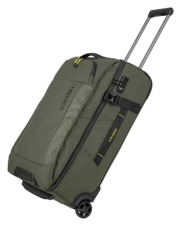Travelite Briize Wheeled duffle M Khaki + kosmetická taštička zdarma