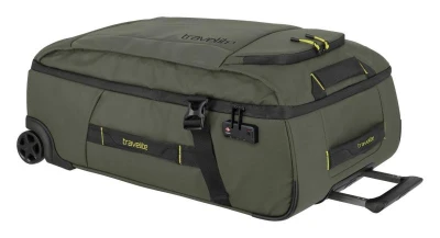 Travelite Briize Wheeled duffle M Khaki + kosmetická taštička zdarma