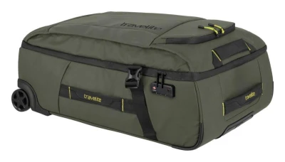 Travelite Briize Wheeled duffle M Khaki + kosmetická taštička zdarma