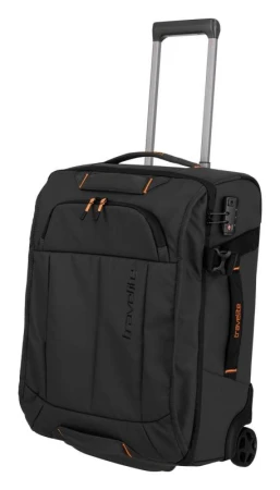 Travelite Briize Wheeled duffle S Black + kosmetická taštička zdarma
