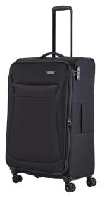 Travelite Chios L Black kufor + menovka na kufor Travelite Chios L Black kufor + menovka na kufor
