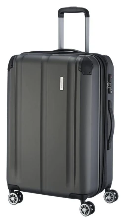 Travelite City 4w M Anthracite kufr + příruční váha zdarma Travelite City 4w M Anthracite kufr + příruční váha zdarma