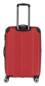 Travelite City 4w M Red kufr + jmenovka na kufr