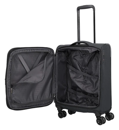 Travelite Corsica S černý kabinový kufr
