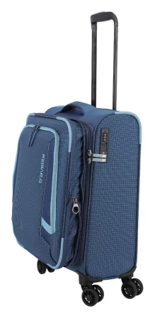 Travelite Corsica S, M, L, BB modrá sada kufrů