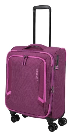 Travelite Corsica S růžový kabinový kufr