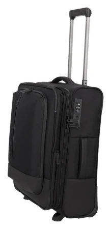 Travelite Crosslite 5.0 2w S exp. Black kufr + kosmetická taštička zdarma