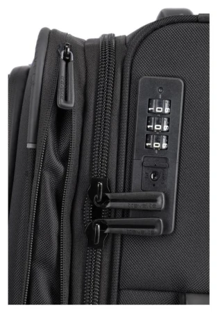 Travelite Crosslite 5.0 2w S exp. Black kufr + kosmetická taštička zdarma
