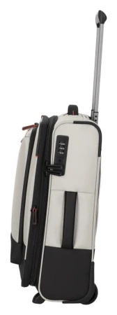 Travelite Crosslite 5.0 2w S exp. White Sand kufr + kosmetická taštička zdarma