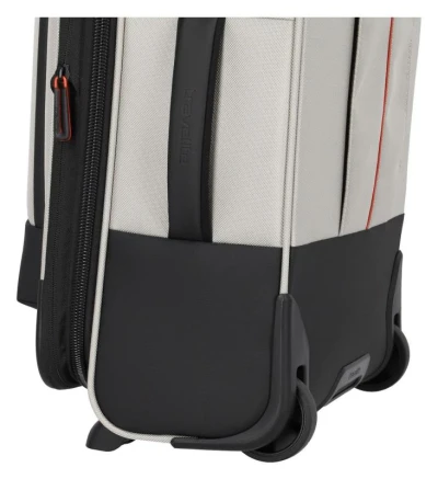 Travelite Crosslite 5.0 2w S exp. White Sand kufr + kosmetická taštička zdarma