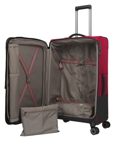 Travelite Crosslite 5.0 L červený cestovní kufr