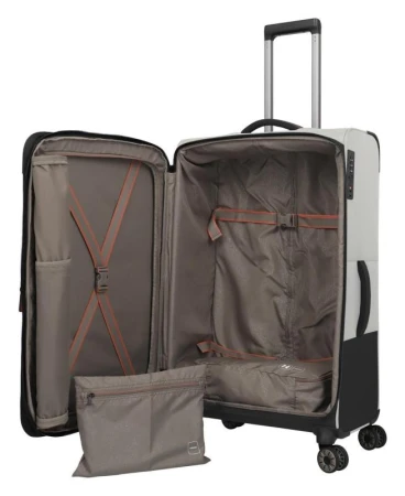 Travelite Crosslite 5.0 L White Sand cestovní kufr