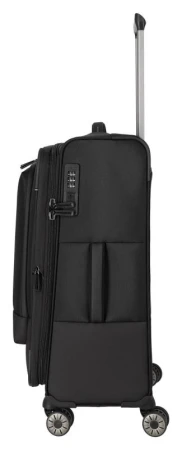 Travelite Crosslite 5.0 M Black kufr + kosmetická taštička zdarma