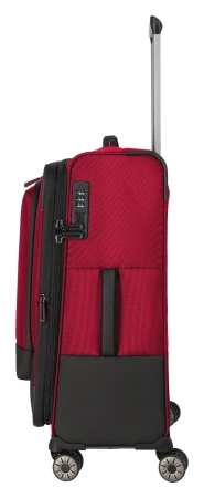 Travelite Crosslite 5.0 M červený cestovní kufr
