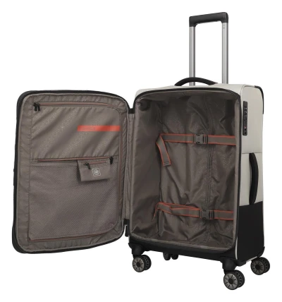 Travelite Crosslite 5.0 M White Sand cestovní kufr