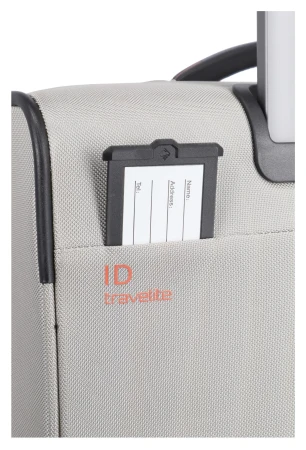 Travelite Crosslite 5.0 M White Sand cestovní kufr