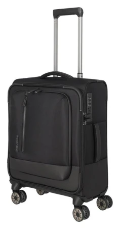 Travelite Crosslite 5.0 S Black kufr + kosmetická taštička zdarma Travelite Crosslite 5.0 S Black kufr + kosmetická taštička zdarma