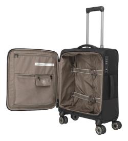 Travelite Crosslite 5.0 S Black kufr + kosmetická taštička zdarma