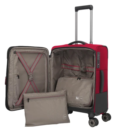 Travelite Crosslite 5.0 S exp. Red + kosmetická taštička zdarma