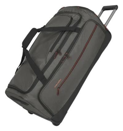 Travelite Crosslite Wheeled Duffle L Dark Olive taška + kosmetická taštička zdarma