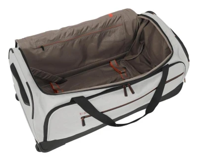 Travelite Crosslite Wheeled Duffle L White Sand taška + kosmetická taštička zdarma