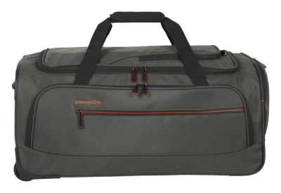 Travelite Crosslite Wheeled Duffle M Dark Olive taška + kosmetická taštička zdarma