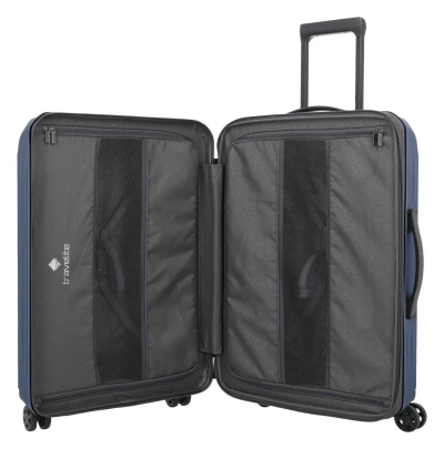 Travelite Dynamic M exp Denim Blue cestovní kufr