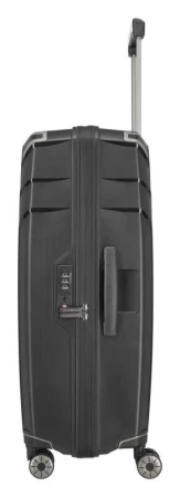 Travelite Elvaa 4w L Black kufr + kosmetická taštička zdarma