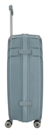 Travelite Elvaa 4w L Blue/grey kufr + kosmetická taštička zdarma