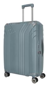 Travelite Elvaa 4w M Blue/grey kufr + kosmetická taštička zdarma