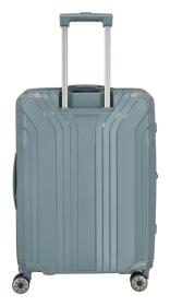 Travelite Elvaa 4w M Blue/grey kufr + kosmetická taštička zdarma
